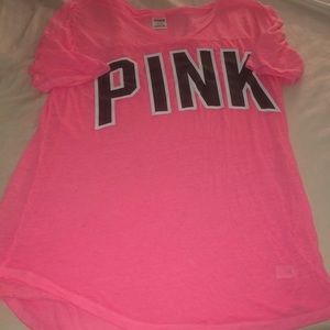 VICTORIAS SECRET PINK  oversized t shirt